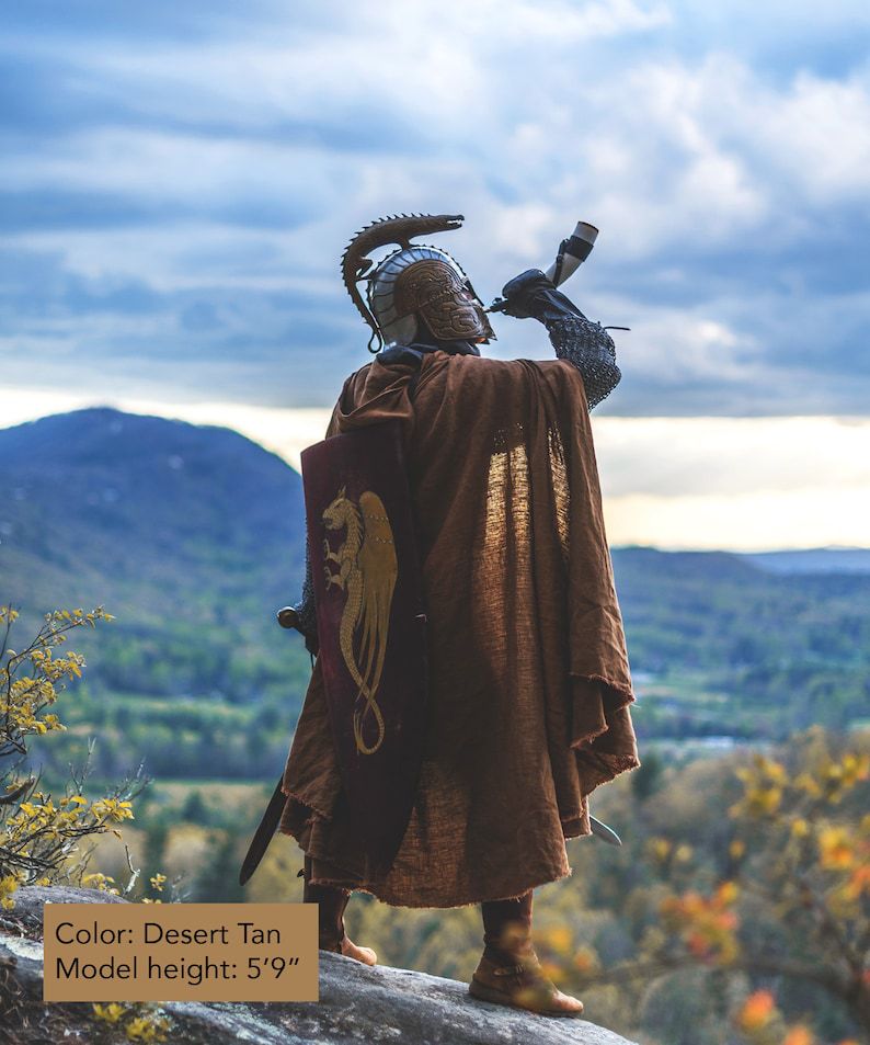 Medieval cloak light brown
