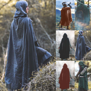 Medieval cloak gray color